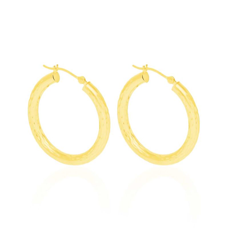 Orecchini a cerchio in oro giallo - Spannringe Damen | OROVIVO