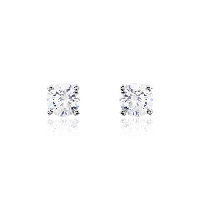 Damen Ohrstecker Silber 925 Zirkonia Lennja  - Ohrstecker Damen | OROVIVO