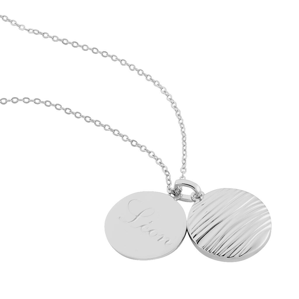 Damen Halskette Silber 925 Rhodiniert Medaillon - Halsketten Damen | OROVIVO