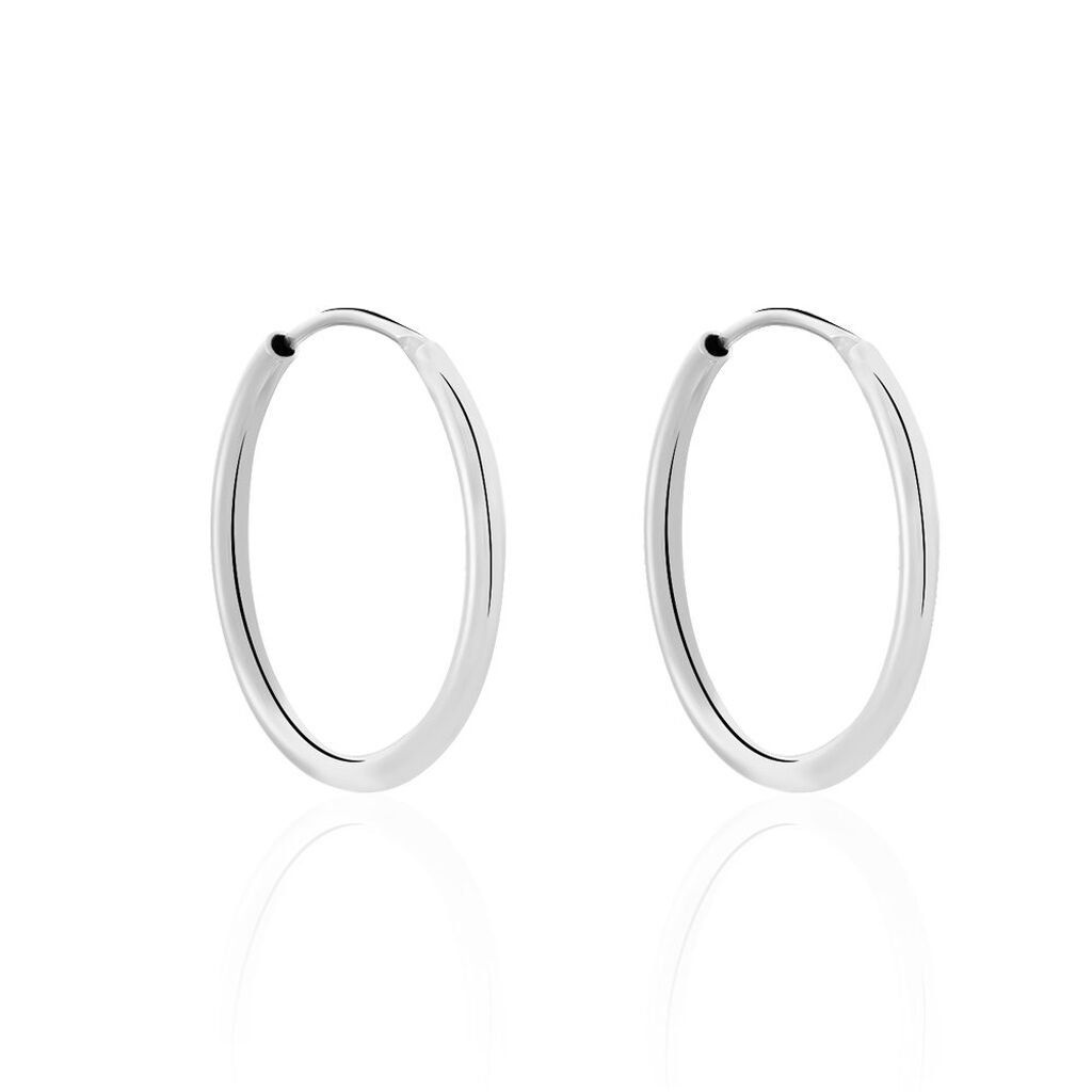 Damen Creolen Silber 925 Diamantiert - Creolen Damen | OROVIVO