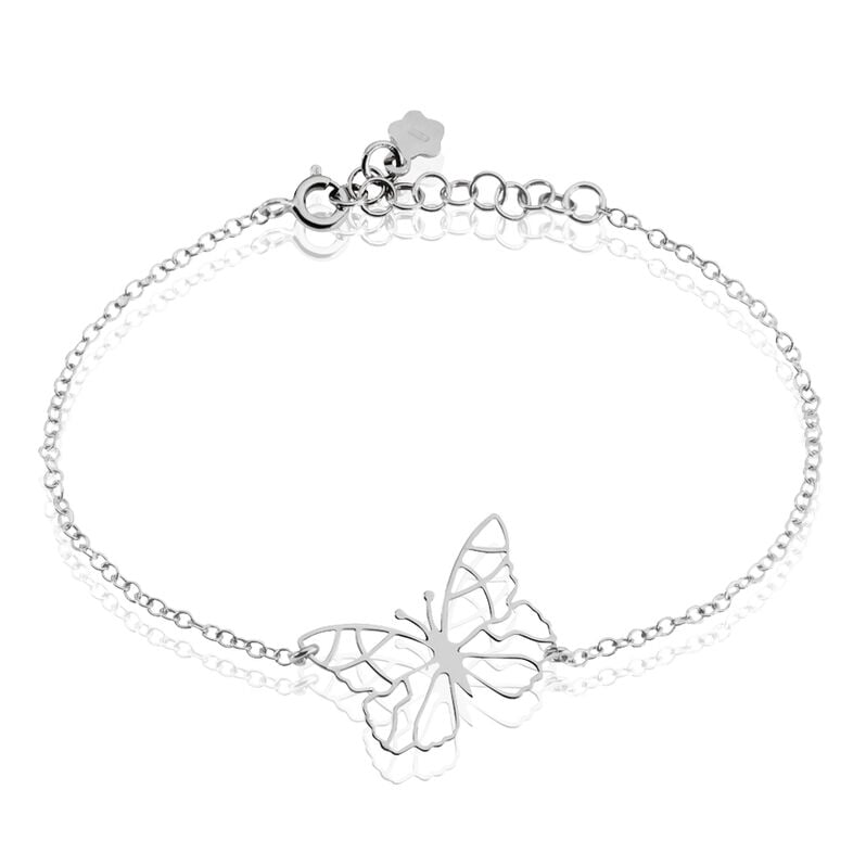 Bracelet Geltrude Argent Blanc - Spannringe Damen | OROVIVO