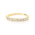 MERCY Damen Ring Gold 585 (14 Karat) Synthetischer Diamant Wei&szlig; 0,09 ct