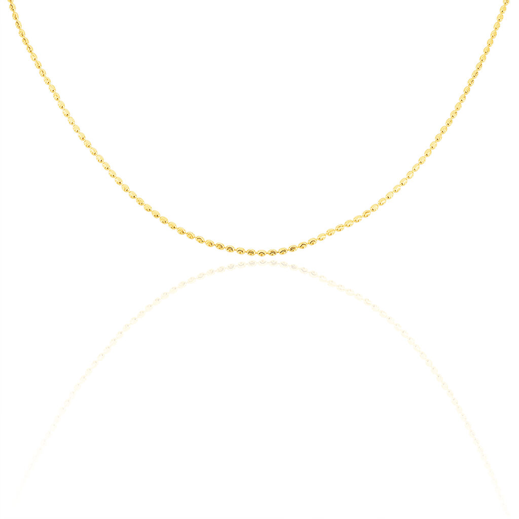 Damen Kette Gold 585 (14 Karat) Ball