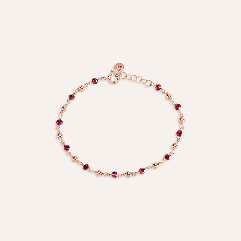 Bracciale Silver Soul Argento Rosa Cristallo - Spannringe Damen | OROVIVO
