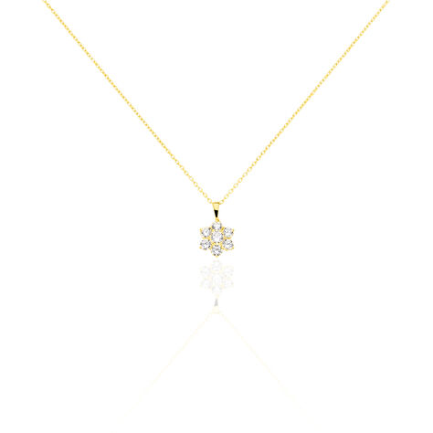 Damen Halskette Gold 375 Zirkonia - Halsketten Damen | OROVIVO
