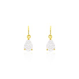 Damen Ohrhänger Gold 375 Zirkonia - Ohrhänger Damen | OROVIVO