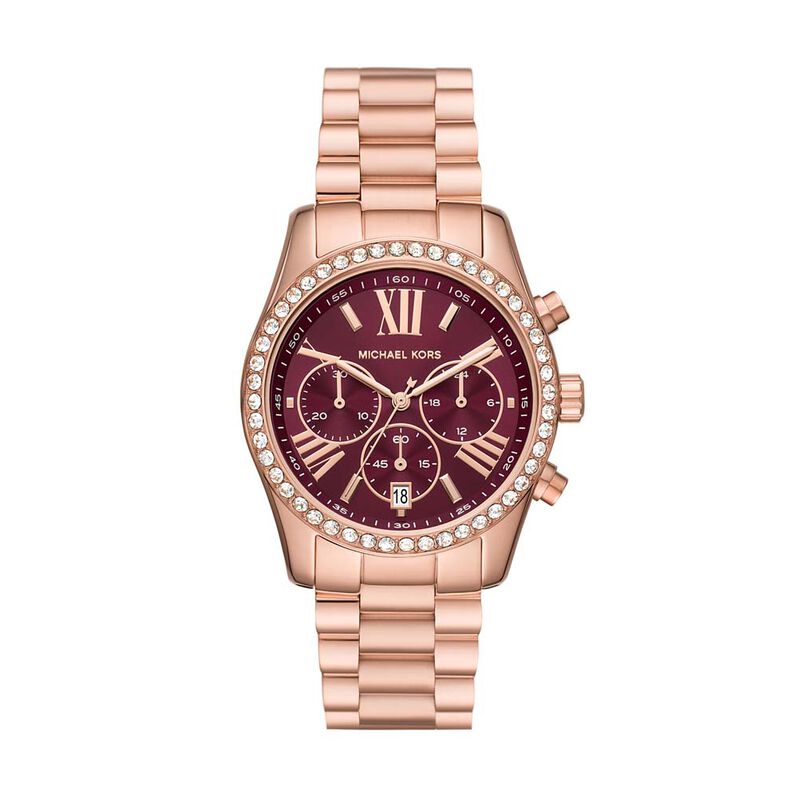 Montre Michael Kors Lexington Bordeaux - Spannringe Damen | OROVIVO