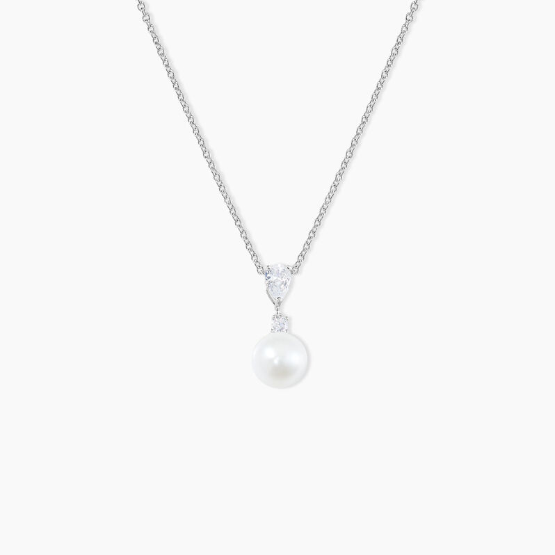 Collier Argent Perle De Culture - Spannringe Damen | OROVIVO