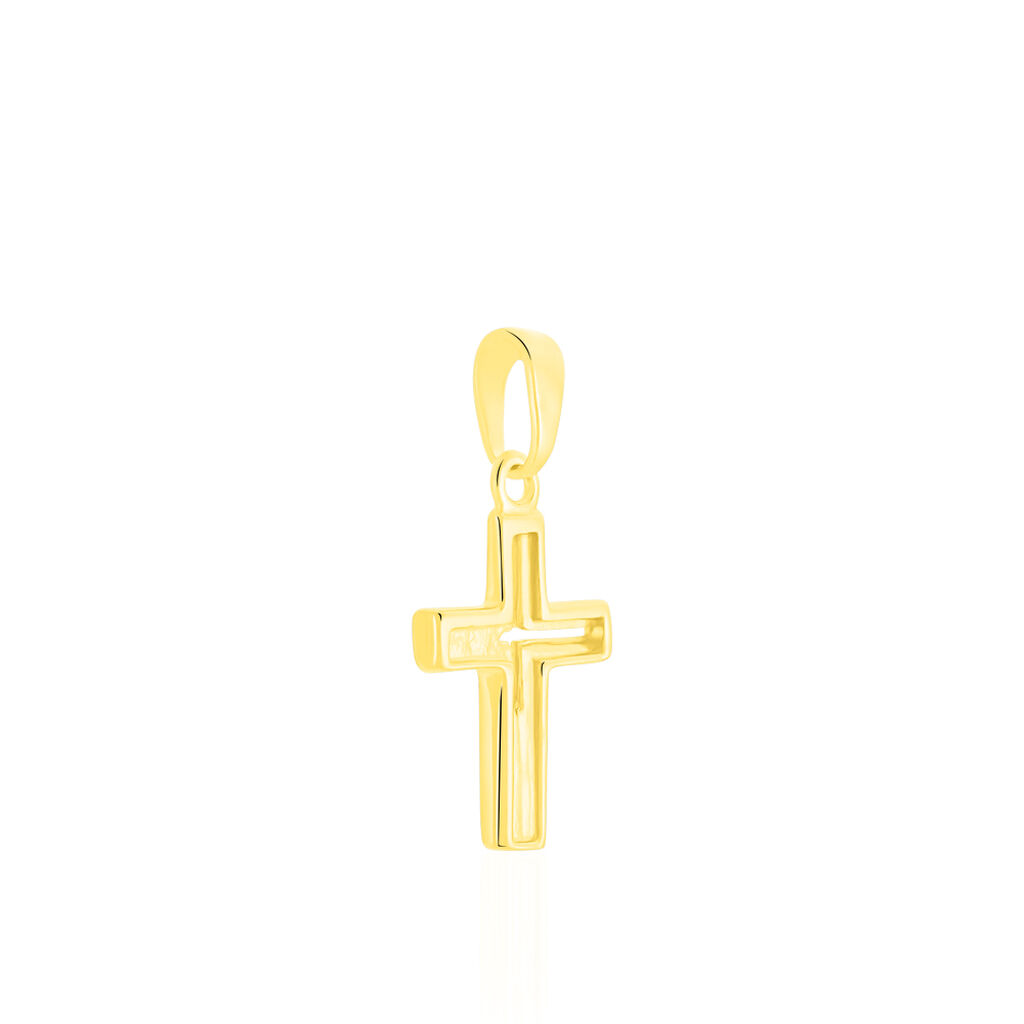 Kreuz Anhänger Gold 585 - Kreuzanhänger Familie | OROVIVO