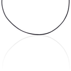 Unisex Lederkette Silber 925 60cm - Ketten ohne Anhänger Unisex | OROVIVO