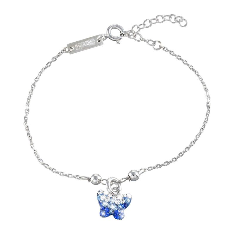 Bracciale Silver Baby Argento Rodiato Cristallo - Spannringe Kinder | OROVIVO
