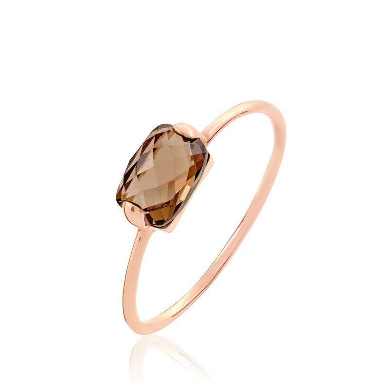Bague Stella Or Rose Quartz - Spannringe Damen | OROVIVO