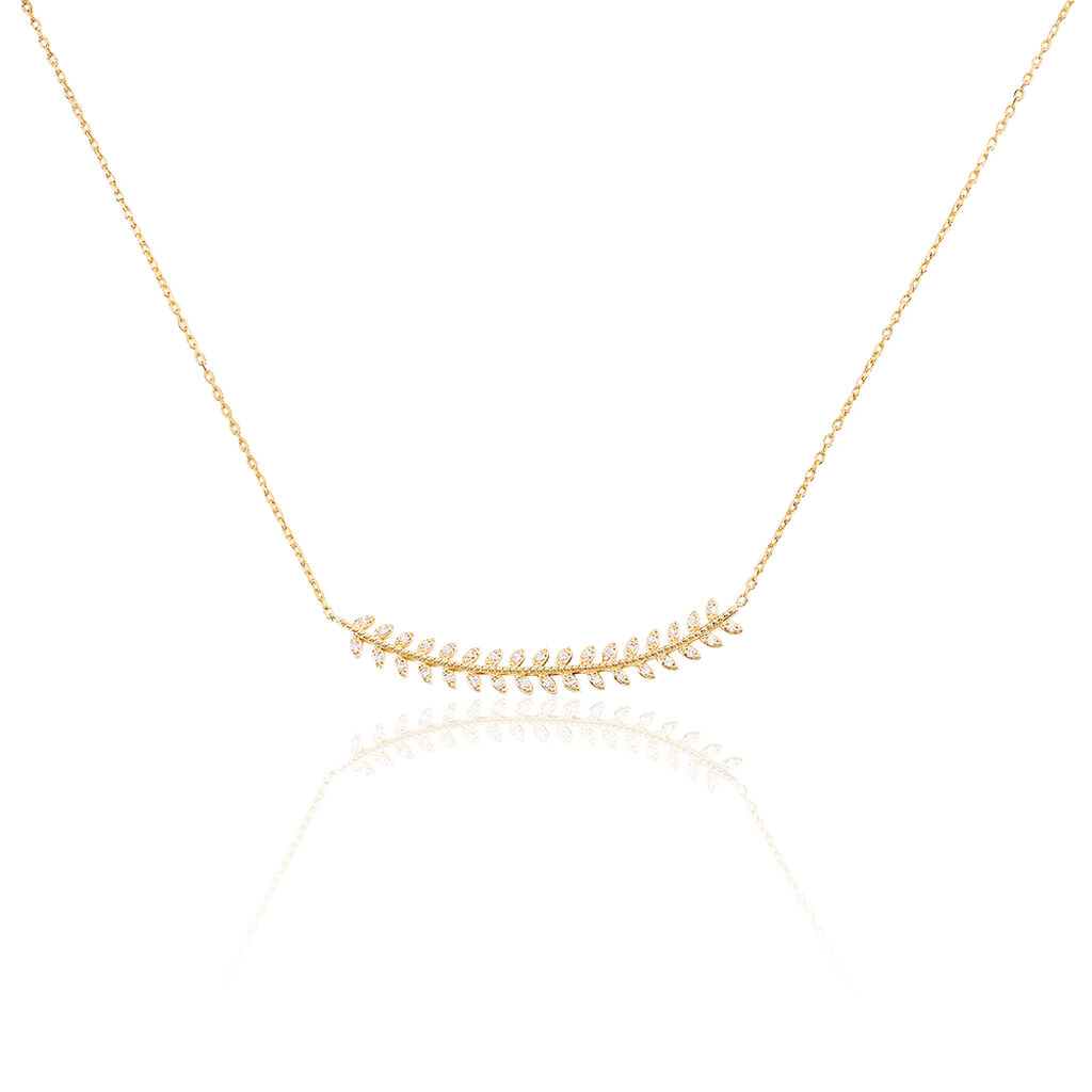 Collier Fabrizia Plaque Or Jaune - Spannringe Damen | OROVIVO
