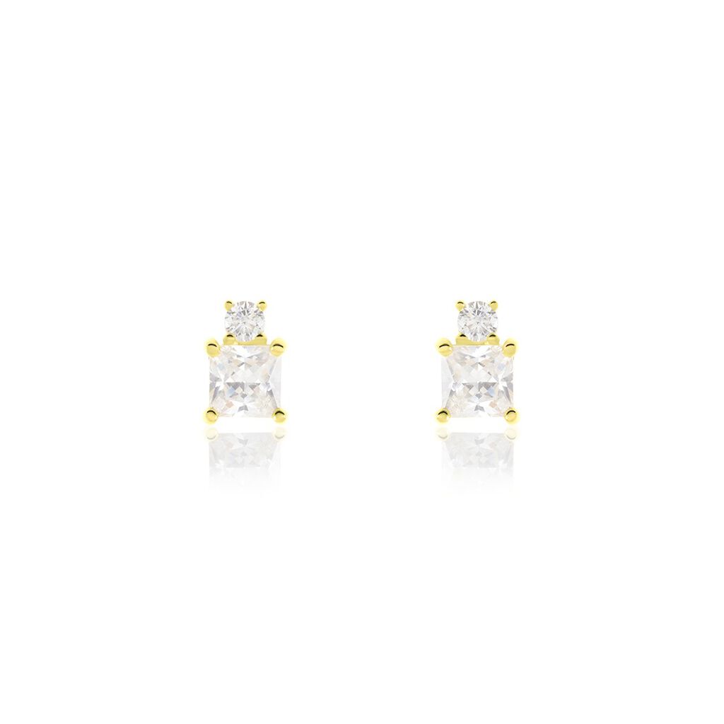 Damen Ohrstecker Gold 375 Zirkonia - Ohrstecker Damen | OROVIVO