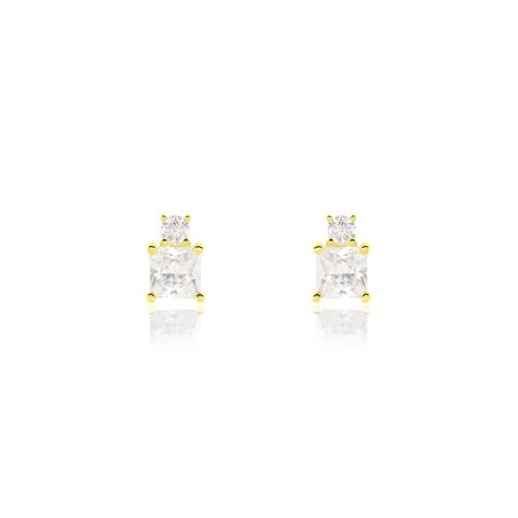 Damen Ohrstecker Gold 375 Zirkonia - Ohrstecker Damen | OROVIVO