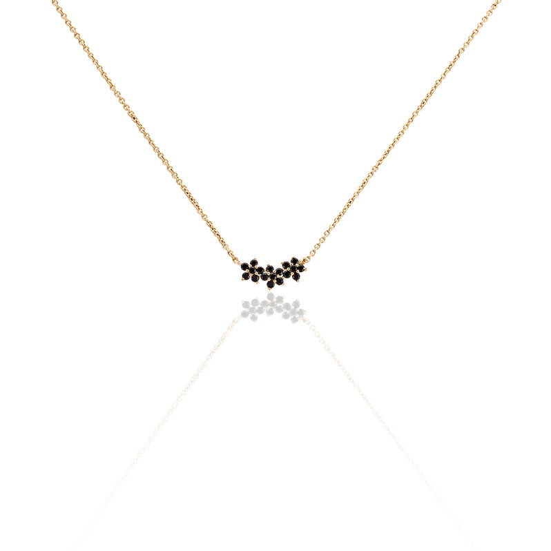 Collier Queen Of Night Plaqué Or Jaune Oxyde De Zirconium - Spannringe Damen | OROVIVO
