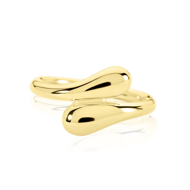 ELANI Damen Ring Silber vergoldet 925 Tropfen - Ringe Damen | OROVIVO