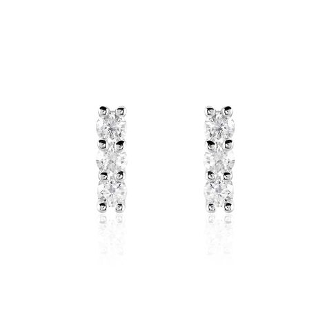 Damen Ohrstecker Weißgold 375 Diamant 0,3ct Sabinara  - Ohrstecker  | OROVIVO
