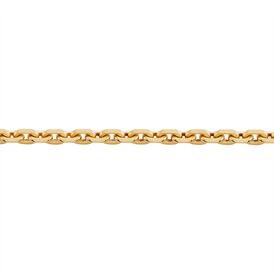 Damen Ankerkette Gold 375 Diamantiert 42cm - Ketten ohne Anhänger Damen | OROVIVO