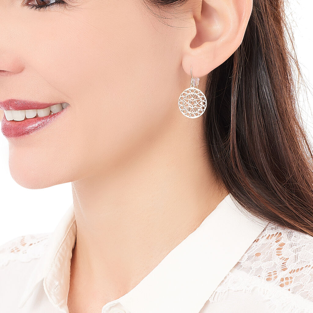 Boucles D'oreilles Carla Plaqué Or - Spannringe Damen | OROVIVO
