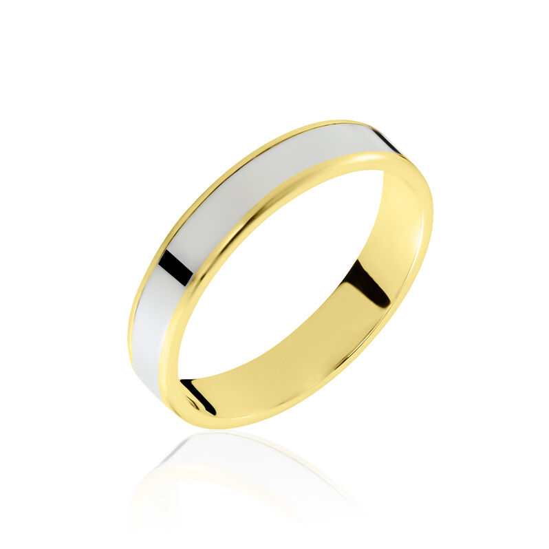 Alliance Hevan Ruban Or Bicolore - Spannringe Unisex | OROVIVO