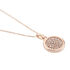 VANILLA 2 Damen Collier Silber rosevergoldet 925 Zirkonia Weiß 0,05 ct
