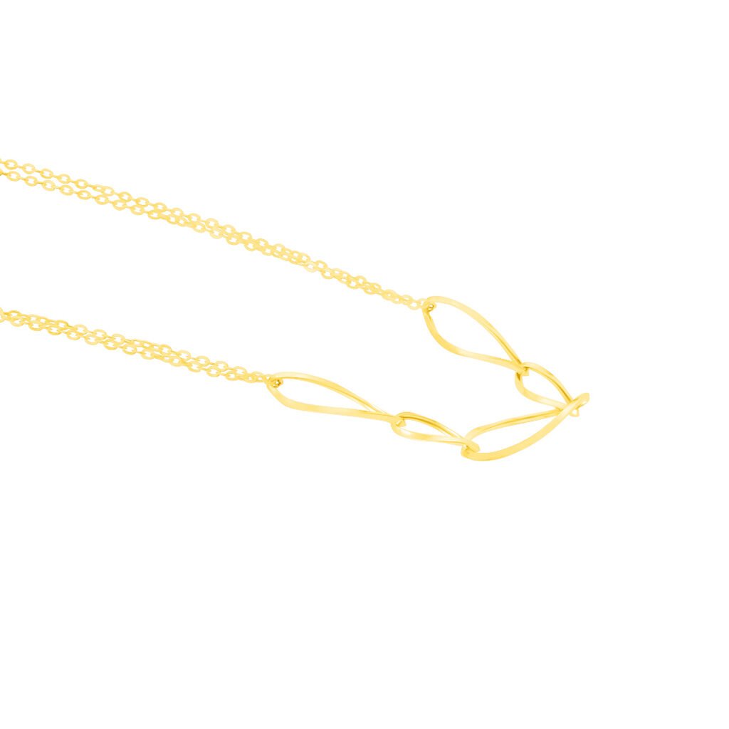 Collier Luana Or Jaune - Spannringe Damen | OROVIVO