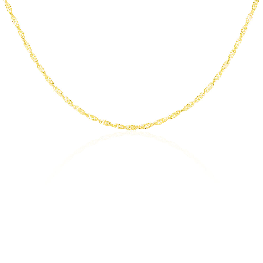 Damen Singapurkette Gold 375  - Halsketten Damen | OROVIVO