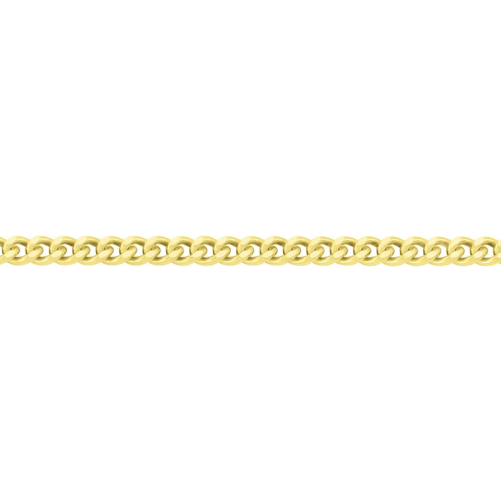 Thumbnail - Unisex Panzerkette Gold 375 , Kette ohne Stein