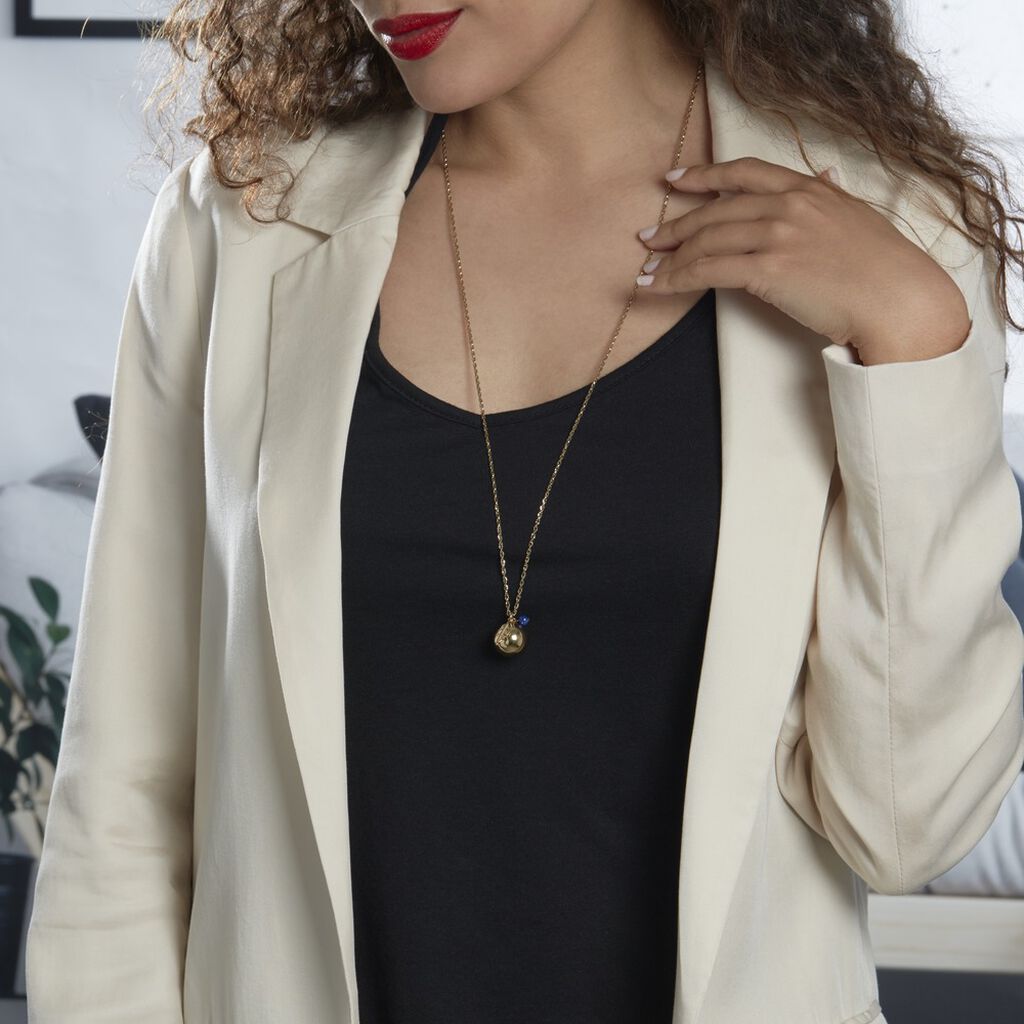 Bola De Grossesse Acier Dore My Bola Feuille Aventurine - Spannringe Damen | OROVIVO