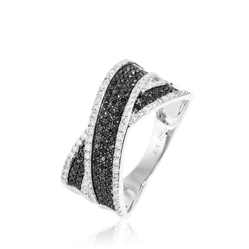 Bague Lorraine Or Blanc Diamant - Spannringe Damen | OROVIVO