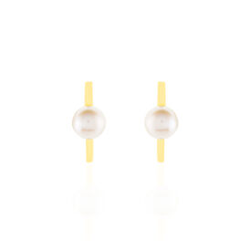 Damen Perlenohrringe Gold 375 Zuchtperle - Ohrstecker Damen | OROVIVO