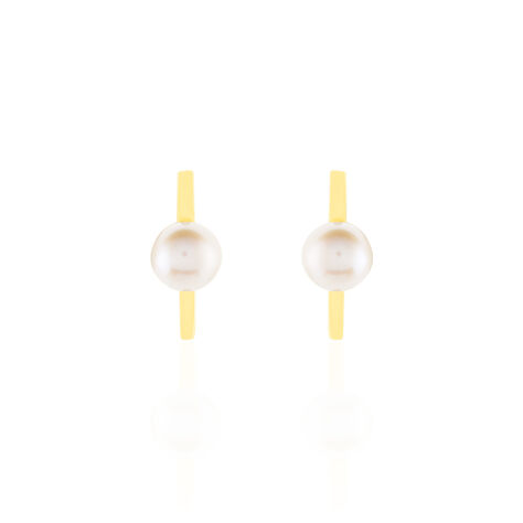 Damen Perlenohrringe Gold 375 Zuchtperle - Ohrstecker Damen | OROVIVO