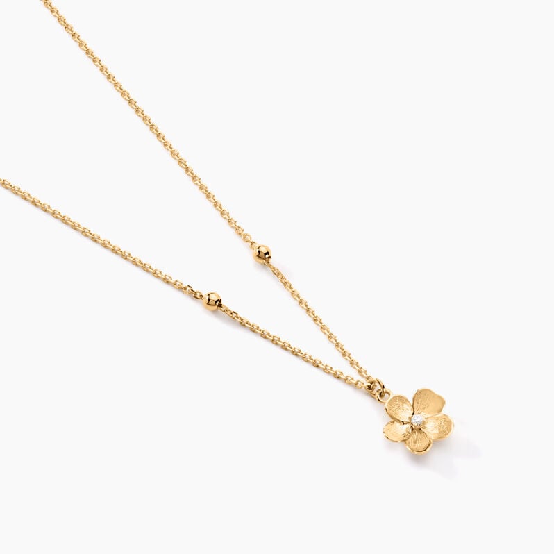 Collier Saku Or Jaune Oxyde De Zirconium - Spannringe Damen | OROVIVO