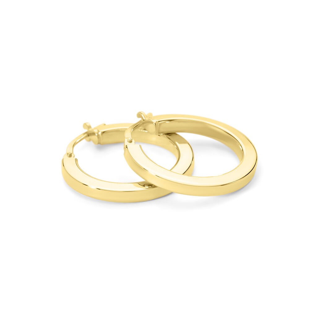 TATANIA Damen Creolen Silber vergoldet 925 - Creolen Damen | OROVIVO
