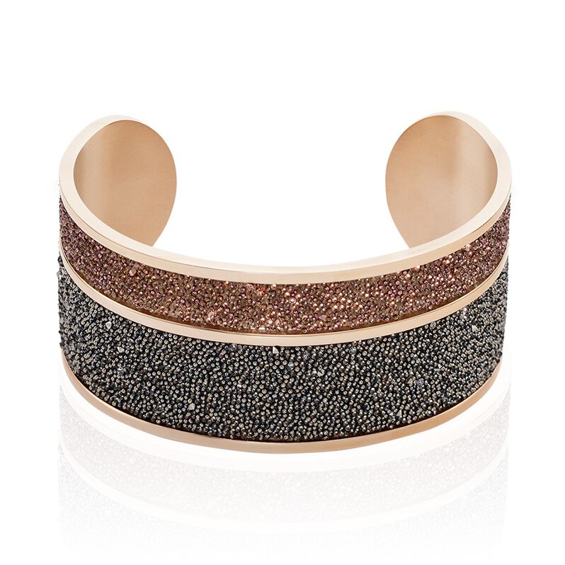 Bracelet Manchette Ouvert Acier Weiss Carron - Spannringe Damen | OROVIVO