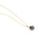 CATHERINE Damen Kette Gold 585 (14 Karat) Tansanit Blau 1,4 ct