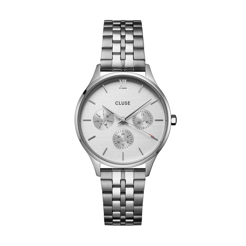 Montre Cluse Minuit Multifonction Argenté - Spannringe Damen | OROVIVO