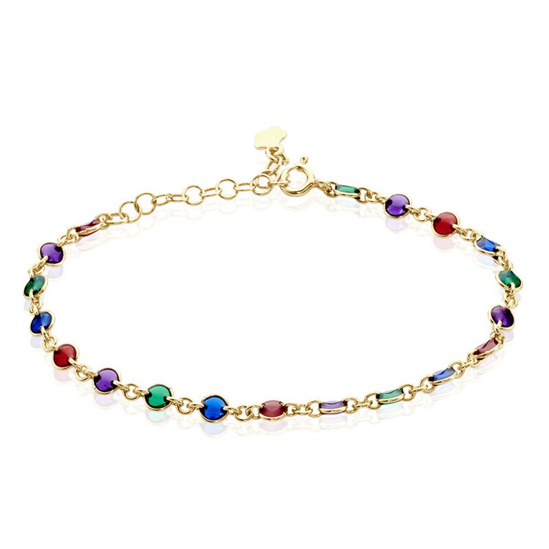 SOFIA Damen Armband Silber vergoldet 925 B 2 mm - Armb&auml;nder Damen | OROVIVO