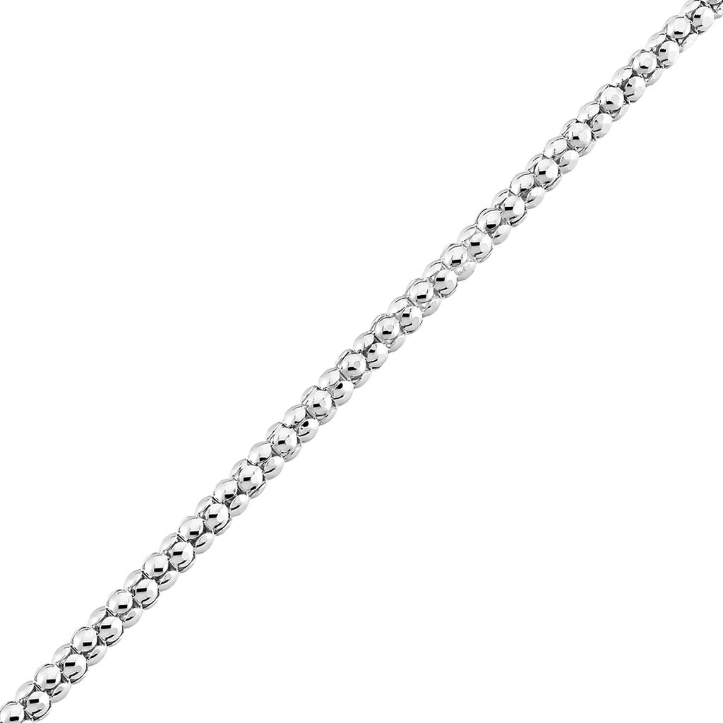 Damen Armkette Silber Silber 925 Aubrielle 18,5cm 40mm - Armketten Damen | OROVIVO