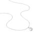 BERITA Damen Collier Silber 925 Zirkonia Wei&szlig; Blatt