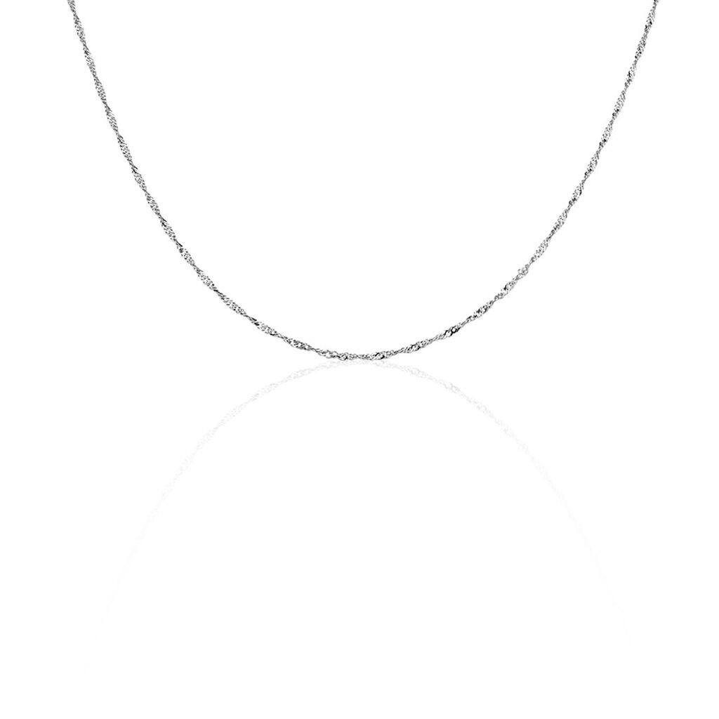 Damen Kette Silber Silber 925 Singapur S 1,80mm  - Halsketten Damen | OROVIVO