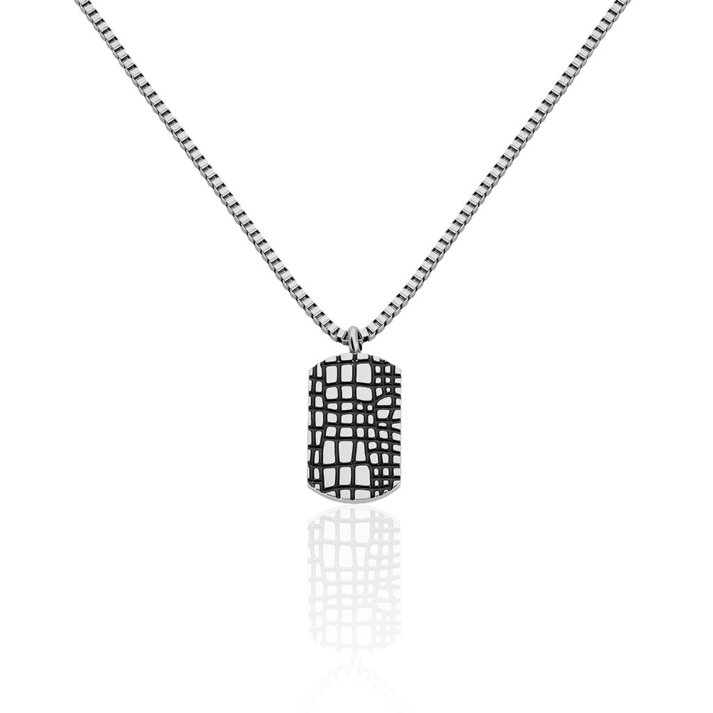 Herren Halskette Edelstahl Dog Tag - Halsketten Herren | OROVIVO
