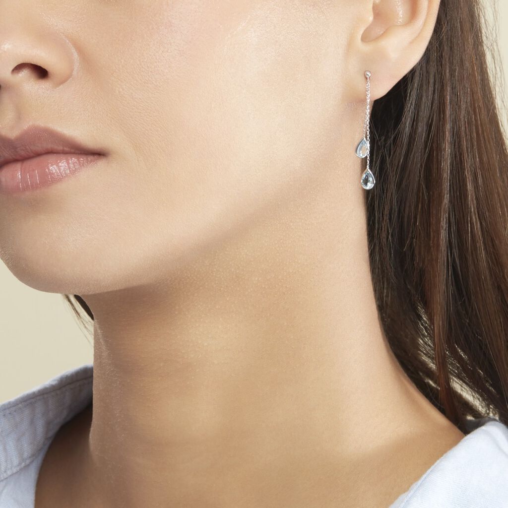 Boucles D'oreilles Or Weiss - Spannringe Damen | OROVIVO