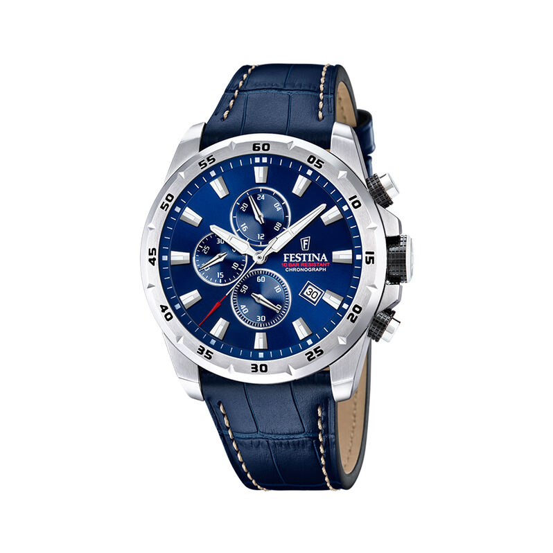 Montre Festina Timeless Chronograph Bleu - Spannringe Herren | OROVIVO