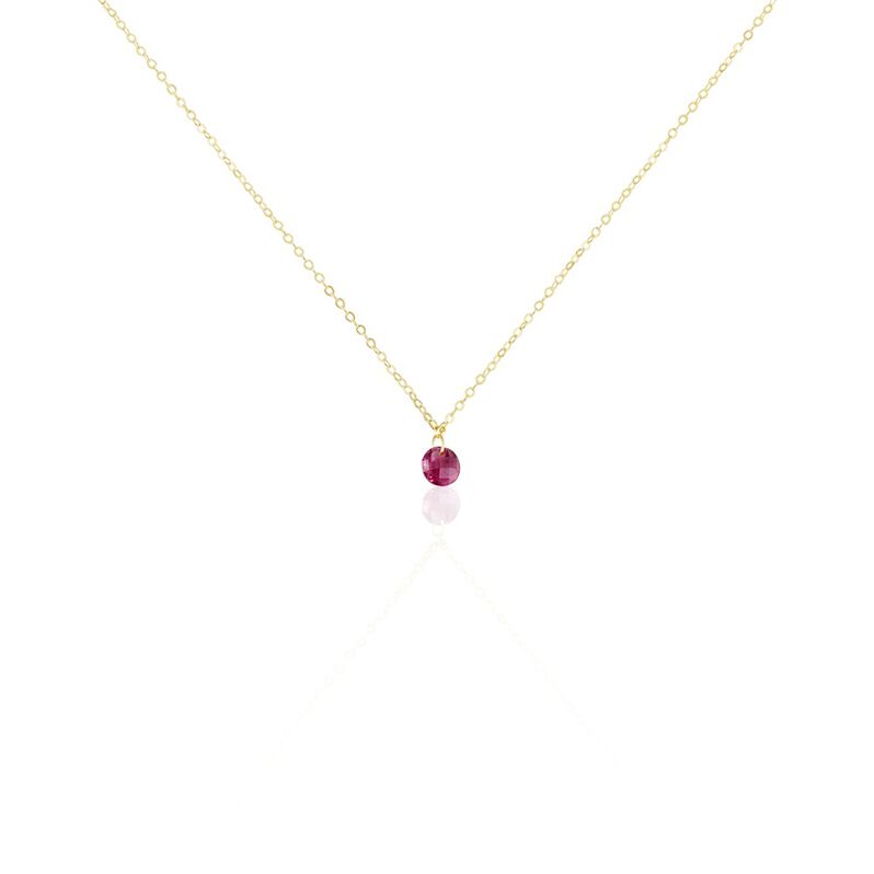 Collier Or Jaune Emilee Oxyde De Zirconium - Spannringe Kinder | OROVIVO