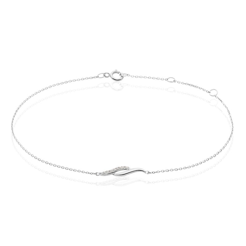 Bracciale Sophia Oro Bianco Diamante - Spannringe Damen | OROVIVO