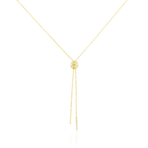 Damen Collier Gold 375 Diamant 0,19ct Barren - Halsketten Damen | OROVIVO