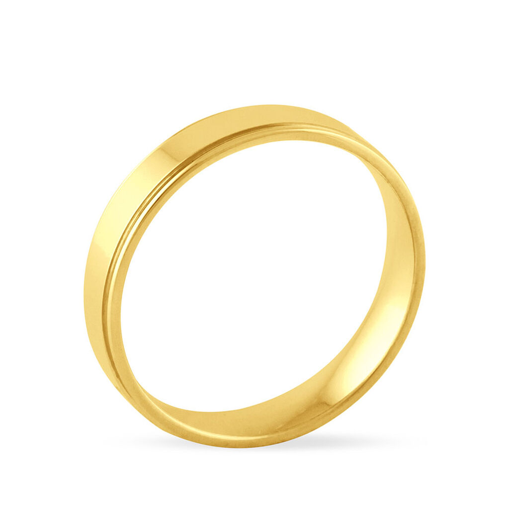 Alliance Beatrice Ruban Plat Or Jaune - Spannringe Familie | OROVIVO