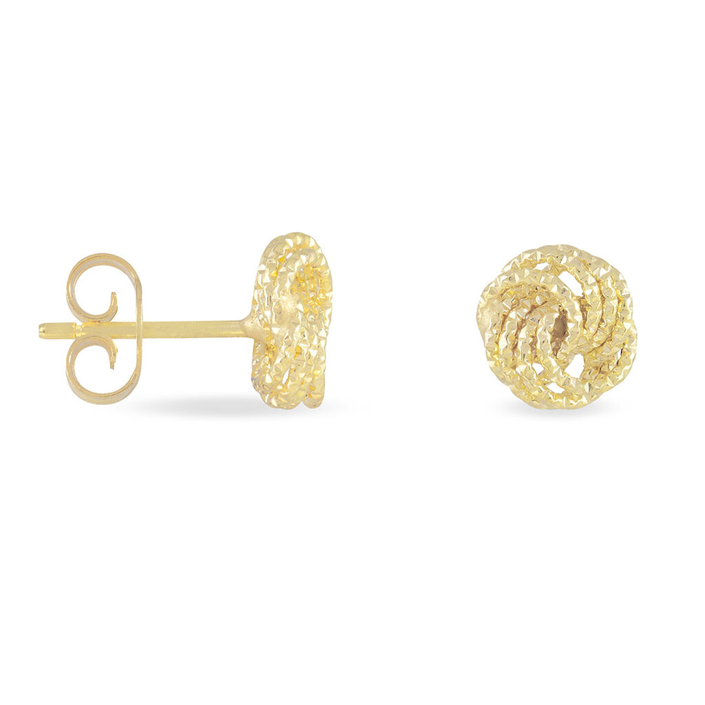 Damen Ohrstecker Gold 375 Knoten - Ohrstecker Damen | OROVIVO